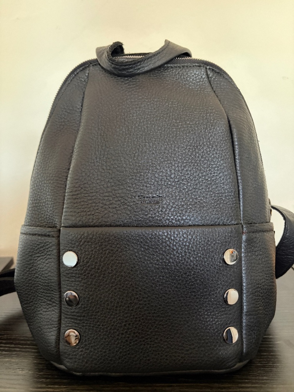 🎒 NWT PRISTINE LUXURY: Hammitt Hunter Medium Backpack in Black & Gunmetal 🎒